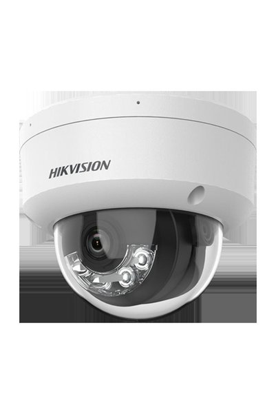 Hikvision Camera IP dome 4MP DS-2CD1143G2-LIU, lentila 2.8 mm, IR si lumina a...