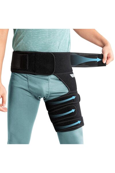 Yelajoy Adjustable Hip Compression Sleeve Thigh Groin Hamstring