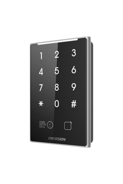 Hikvision Cititor de control acces DS-K1109DKB-QR cu card Mifare, cod QR, tas...