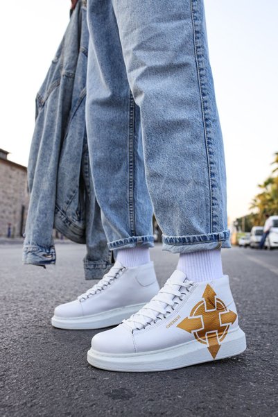 remss Ch263 - Cbt Lyse Men's Shoes 458 White / Yellow Arrow