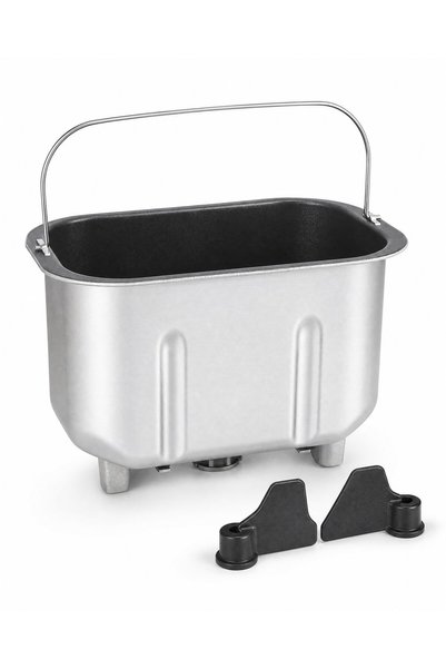 Luqeeg Family Size Bread Machine, Anti Stick Coated Stainless Steel Bread Mak...