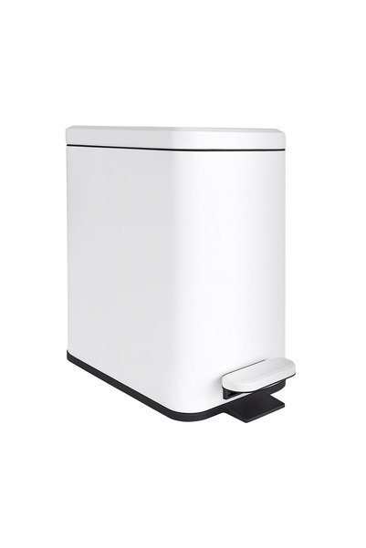 Relaxdays Coș de gunoi, slim, 10 l, alb