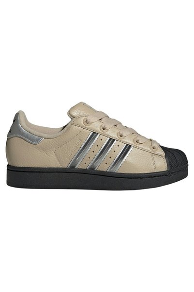 adidas Superstar II Stone Χακί Ασημί Μεταλλικό Πυρήνας Μαύρο (Γυναικείο)