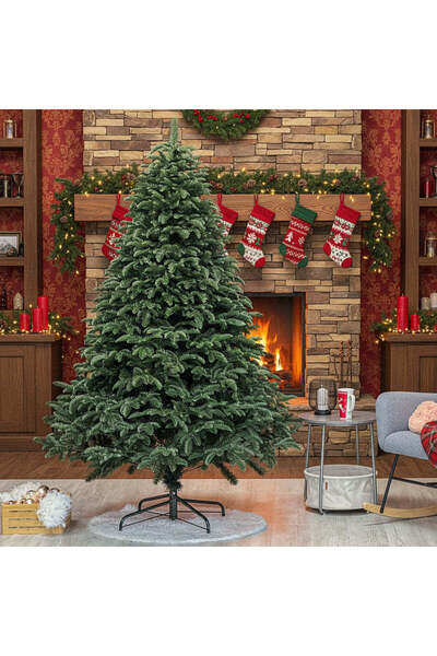 OEM Artificial Alaskan fir, green, 2D+3D mix, 210 cm