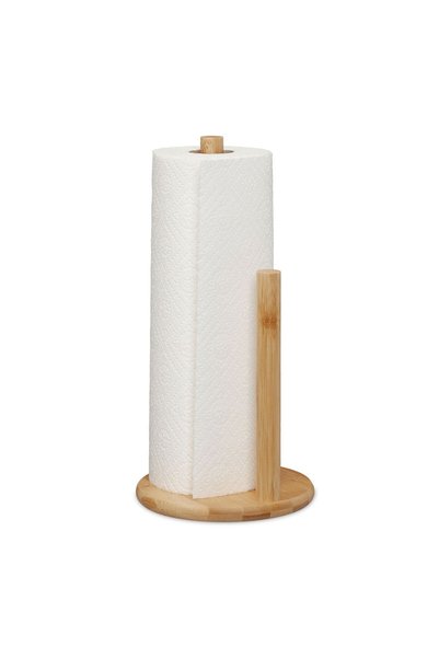 Relaxdays Suport pentru prosoape de bucătărie Relaxdays, bambus, 28x14.5cm, c...