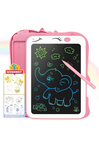 LaMito لوح كتابة LCD مقاس 12 بوصة للأطفال، ألعاب للبنات، لوحة رسم. لوح رسم مع...