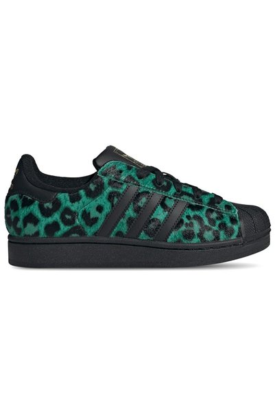 adidas Superstar II Semi Screaming Green Core Черно-златист металик (Дамски)