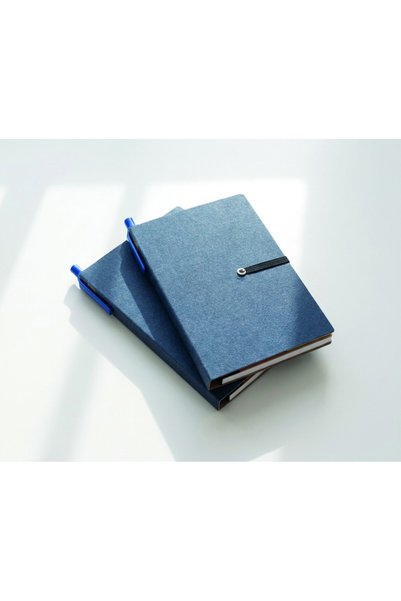 JOY CREATIVE Set 2 x caiet cu pix si notite autocolante, coperta carton recic...