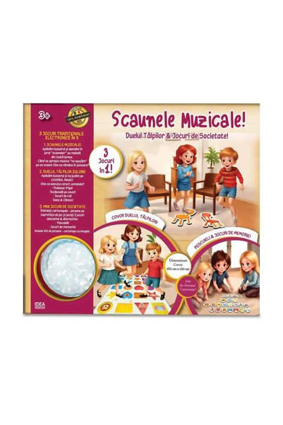 OEM Joc de societate Scaune muzicale și Duelul tălpilor - Idee
