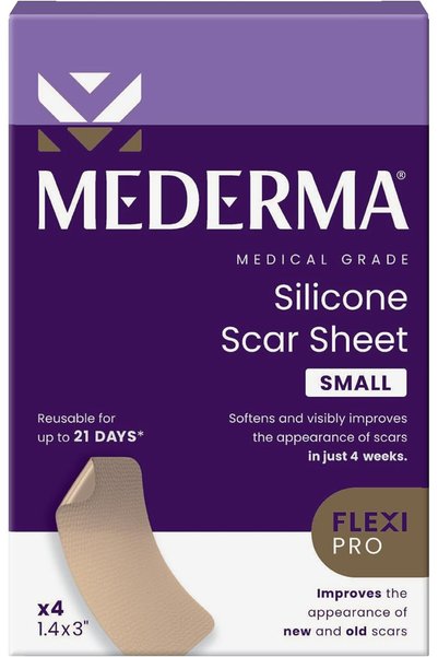 Mederma Medical Grade Silicone Scar Sheets; Improves The Appearance of Old an...