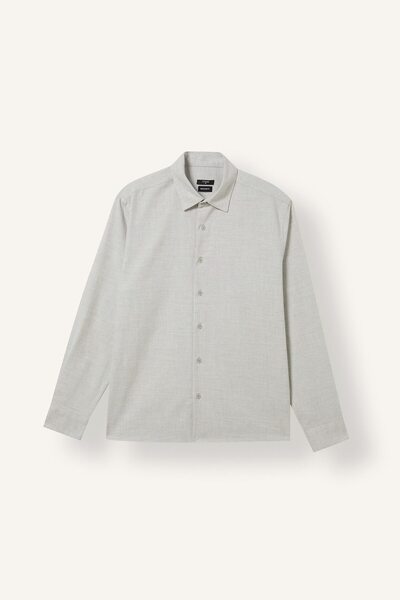 DeFacto Regular Fit Polo Collar Textured Long Sleeve Shirt I0456Ax26Wn