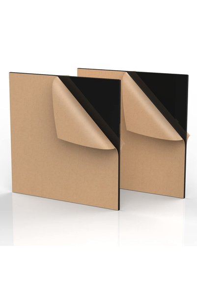 GENERAL Acrylic Sheet Plexiglass 12” x 12” Square Panel 1/8” Thick, Plexi Gla...