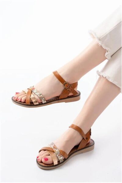 Nur store Çanta Women's Street Orthopedic Leather-Paneled Padded Genuine Leat...