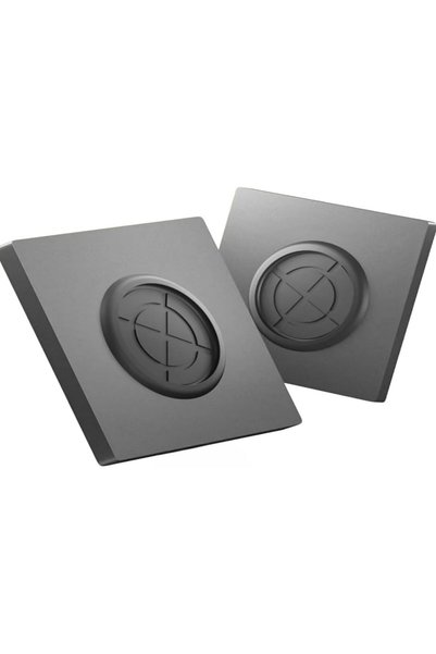 SWIUKPHE 2 Pcs Cable Wall Plate with Brush Insert, 35mm In-Wall Cable Entry C...