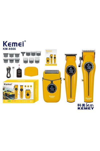 Kemei Set de tuns și ras KM-8566 cu afișaj digital