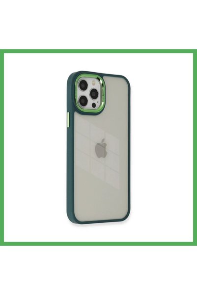 Nur store Çanta iPhone 12 Pro Max Compatible Case: Dora Cover - Khaki Green B...