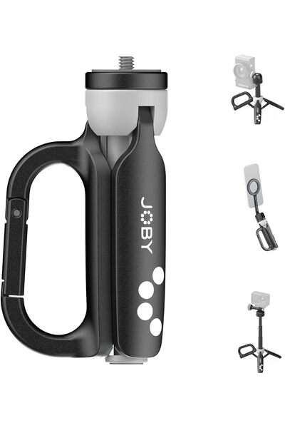 Joby TP04 TelePod One-Touch Open Desktop Tripod & Selfie Stick, 29cm Extendab...