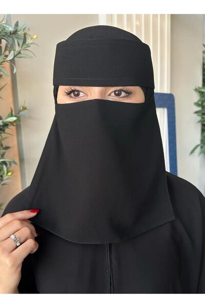 TAJ ALHASHMA 6Taj Alhashma Long Line Silk Padded Middle Veil