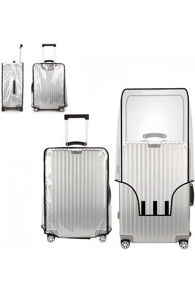 GENERAL Clear Luggage Cover, Transparent Suitcase Protector – Waterproof Dust...