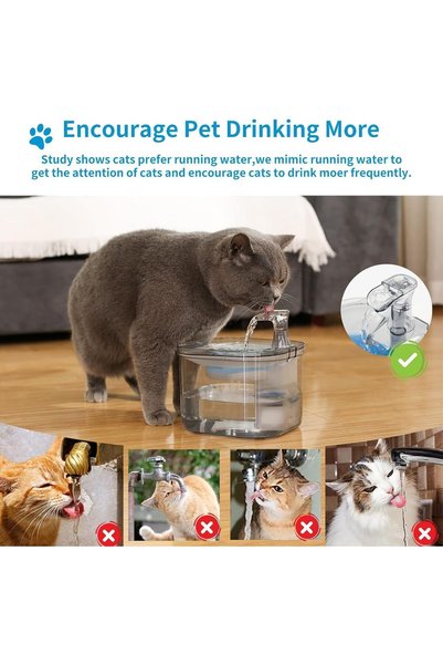 X SPRING Cat Water Fountain Filters, 4 Pack of Replacement Filters Cat Water ...