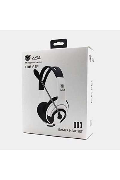 [casa.pro] ASA - 003 Wired Over-Ear Gaming Headset With Microphone white
