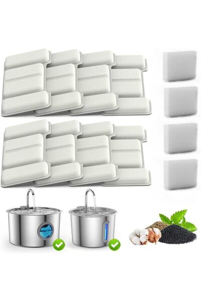 TERRIFI Cat Water Fountain Filter- Suit for Pet Water Fountain Cats Dogs Indo...