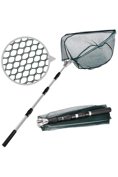 GENERAL Fishing Landing Net Telescope Foldable Collapsible Extensible for Bir...