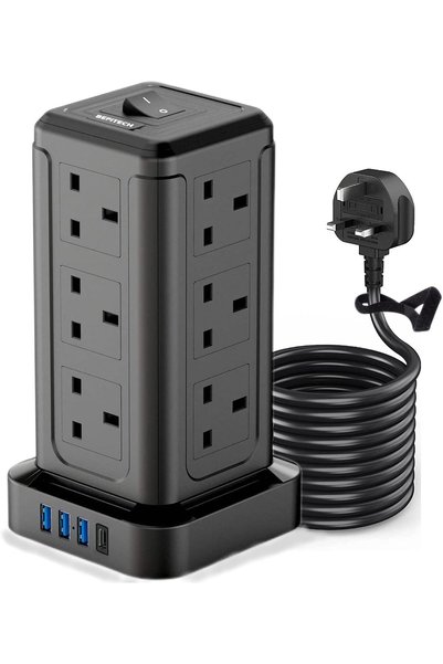 BEPITECH كابل تمديد متعدد الاستخدامات 16 في 1 بقوة 20 واط مع منفذ USB-C وتقني...