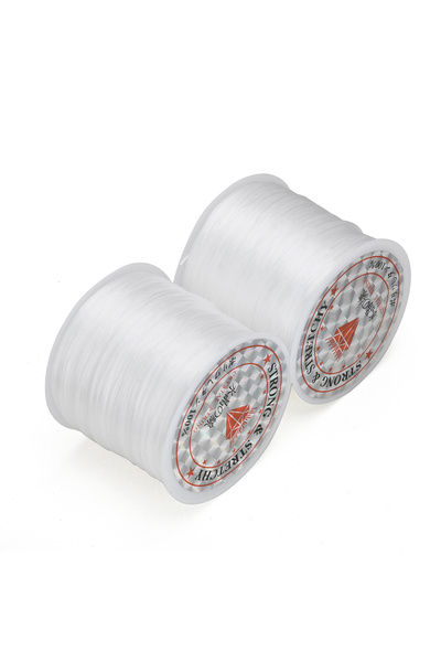 Choice 2rolls 2Rolls 30m/roll Elastic Stretch Crystal String Cord for Jewelry...