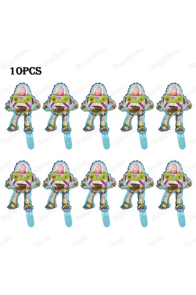 Hasbro As shown A-10Pcs 10pcs Mini Astronaut and Cowboy Birthday Aluminum Fil...