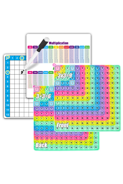 Choice MA Maca Black Z Set Multiplication Addition Learning Games Writable Bo...