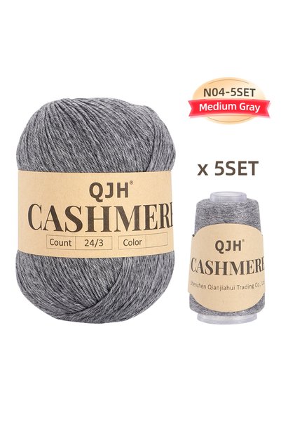 Choice N04 - 5Set QJH 5 Sets of Luxurious Cashmere Yarn for Hand Knitting and...