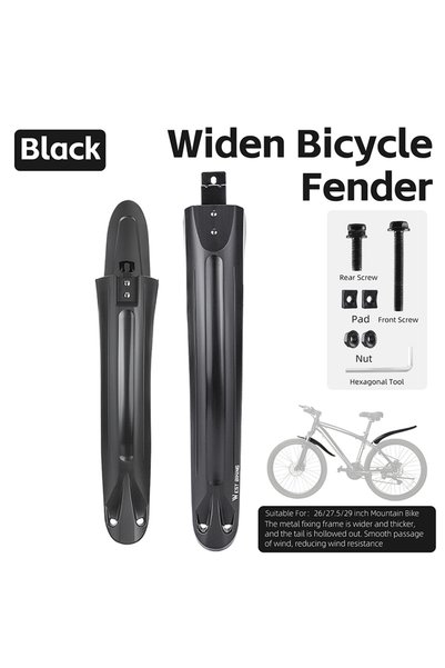 Choice واقيات الطين الأمامية والخلفية لدراجات WEST BIKING MTB، واقي طين واسع ...