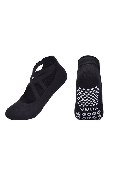 Choice EUR 35-40 US 4.5-8.5 Black Women Non-Slip Breathable Yoga Socks Ladies...