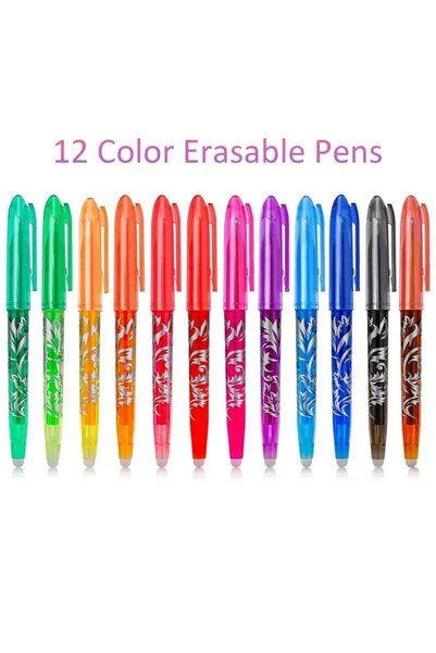 Choice 12 Color Pen Other 8/12 Colors Erasable Ballpoint pen Erasable Gel Pen...