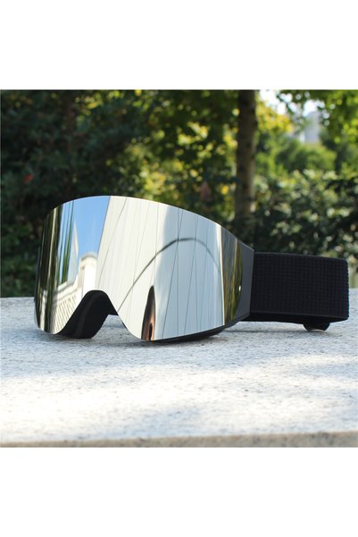 Choice frame and lens C Magnetic Flip Cover Double Layer Anti-Fog Ski Goggles...