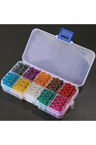 Choice 100PCS 100/ 50Pcs Profile Medium Size Blade Type Car Fuse Assortment 2...