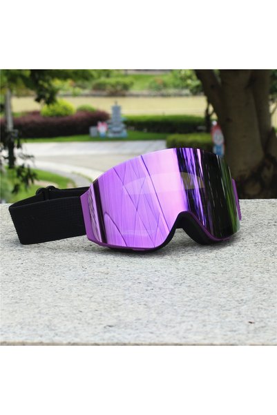 Choice frame and lens G Magnetic Flip Cover Double Layer Anti-Fog Ski Goggles...