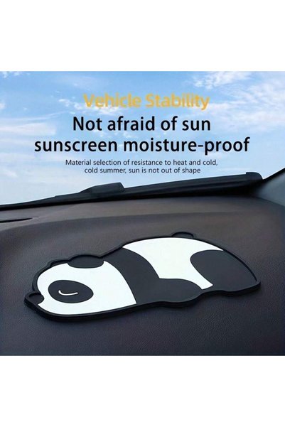 Choice Panda Cute Panda Car Dashboard Ornament: Anti-Slip Mat & Cargo Liner -...