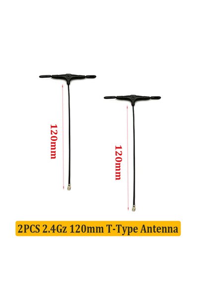 Choice 2pcs 2.4Gz 120mm 2PCS 915Mhz 2.4GHz T-Type Antenna UFL Connector for E...