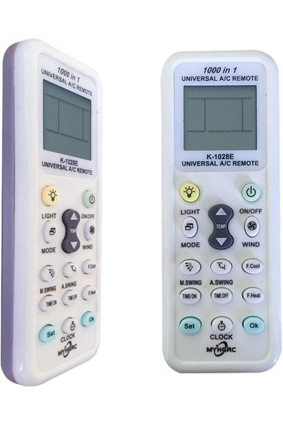 GENERAL جهاز تحكم عن بعد عالمي لمكيفات الهواء K-1028E، متوافق مع ماركات هاير،...