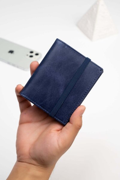 Niki Leather Πορτοφόλι-θήκη καρτών Alex Slim Design από δέρμα premium – Χωρητ...