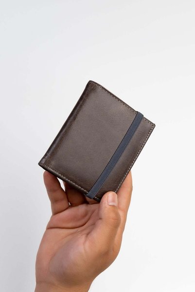 Niki Leather Πορτοφόλι-θήκη καρτών Alex Slim Design από δέρμα premium – Χωρητ...