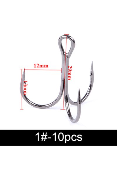 Choice FH-002-1 FTK Treble Hook Baitholder Bass Fishing Hook Lure Holder Fly ...