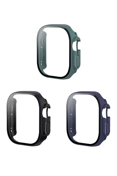 HablTech 3 Pcs Protective Case Compatible with Apple Watch Ultra3/Ultra2/Ultr...