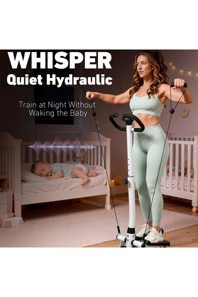 Sumkyle Twist Stepper with Handlebar,Stair Step Machine for Cardio Workout,Co...