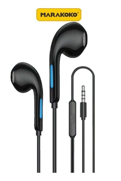 MARAKOKO wired earphones 3.5mm AUX. Wired headphones with a built-in micropho...
