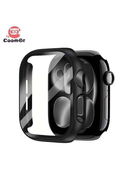 CoomBe for Apple Watch Series 11/10 46MM Screen Protector,Hard PC +Tempered G...