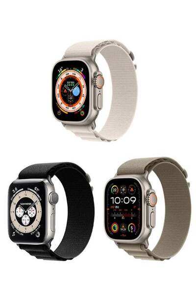 HablTech 3 Pcs Alpine Loop Applicable to Apple Watch Band 38mm/40mm/41mm/42mm...