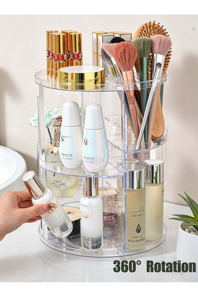 LuckSa Rotating Makeup Organizer, Multi-layer Large Capacity Cosmetic Display...